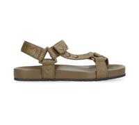 Bottega Veneta, ,Shoes ,Uomo ,Verde ,43 EU Sandali in Pelle Intrecciata