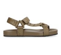 Bottega Veneta, ,Shoes ,Uomo ,Verde ,44 EU Sandali in Pelle Intrecciata