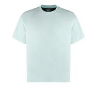 Bottega Veneta - T-shirt girocollo in cotone - - Tops - Uomo - Blu - XS