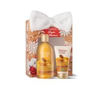 Bottega Verde - Argan, Confezione Regalo Bagnodoccia 400 ml, Crema Mani 75 ml e Fascia Beauty, in un Elegante Cofanetto, Idea Regalo