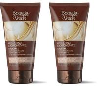 Bottega Verde - Balsamo Capelli Keratina e Cachemire, Balsamo per Capelli Fragili, Fini o Danneggiati, 150 ml, Azione Ristrutturante e Districante, con Keratina e Proteine di Cachemire