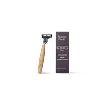Bottega Verde - Barberia Toscana, Rasoio da Barba | Manico in Legno, Design Armonico, Per Tutti i Tipi di Barba