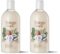 Bottega Verde - Cocco, Bagnodoccia con Latte di Cocco, 400 ml, Detergente e Idratante, Fragranza Dolce e Intensa, Formula Vegana, Dona Relax e Benessere, per Tutti i Tipi di Pelle (Confezione da 2)