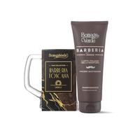 Bottega Verde - Cofanetto Regalo Barberia Toscana, Shampodoccia Uomo 200 ml Pelle e Capelli e Boccale Birra in Vetro, Fragranza Legni Pregiati e Note Balsamiche, Idea Regalo
