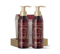 Bottega Verde - Cofanetto Regalo Essenza d'Inverno, con Crema Mani 150 ml, Lavamani 150 ml e Vassoio Portasapone, Fragranza di Cannella e Ginger, Idea Regalo