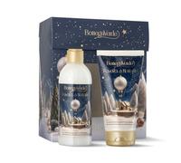 Bottega Verde - Cofanetto Regalo Favola di Natale, con Bagnodoccia 250 ml e Latte Corpo 150 ml, Profumo di Muschio Bianco e Fiori Bianchi, Idea Regalo Magica