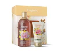 Bottega Verde - Cofanetto Regalo Fiori d'Oriente, con Bagnodoccia 400 ml e Crema Mani 75 ml, Profumo di Ylang Ylang e Rosa Damascena, Idea Regalo