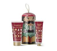 Bottega Verde - Cofanetto Regalo in Latta Delizie Sotto l'Albero, con Bagnodoccia 50 ml e Crema Mani 30 ml, Fragranze di Mela Candita e Vaniglia, Idea Regalo