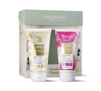 Bottega Verde - Cofanetto Regalo Kit Creme Mani, 2 Creme Mani da 75 ml, Peonia Acido Ialuronico e Camelia Retinolo, Nutriente, Protettiva, Idea Regalo