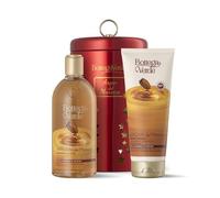 Bottega Verde - Cofanetto Regalo Lanterna Argan, con Bagnodoccia da 400 ml, Latte Corpo da 200 ml e Latta Argan, con Argan, Setificante per Pelli Normali o Secche, Idea Regalo