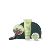 Bottega Verde - Cofanetto Regalo Olivo Sublime con Pochette, Bagnodoccia 200 ml e Trattamento Mani 50 ml, con Olio di Oliva Iperfermentato, Idea Regalo