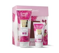 Bottega Verde - Cofanetto Regalo Peonia con Acido Ialuronico, con Bagnodoccia 200 ml e Crema Mani 75 ml, Profumo Fiorito e Idratante, Idea Regalo