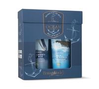 Bottega Verde - Cofanetto Regalo Uomo, con Blu d’Acqua Shampodoccia 200 ml e Momenti di Blu Shampodoccia 200 ml, Freschezza Marina, Idea Regalo per Lui
