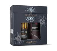 Bottega Verde - Cofanetto Regalo Uomo, con Nero d’Ambra Shampoo Doccia 200 ml e Rosso Momento Shampodoccia 200 ml, Profumo Legni Pregiati e Uva, Idea Regalo per Lui