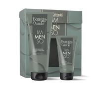 Bottega Verde - Cofanetto Regalo Uomo Immenso, con Shampodoccia 200 ml e Crema Mani 75 ml, Fragranza di Pepe verde e Cuoio, Idea Regalo