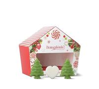 Bottega Verde - Confezione Regalo con 3 Saponette Profumate, 2 a Forma di Albero e 1 a Forma di Cuore, in un Cofanetto Festivo, Idea Regalo