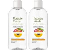 Bottega Verde - Estratti di bellezza - Acqua micellare - viso occhi labbra - Pesca e Albicocca - strucca deterge illumina - pelli normali (200 ml) (Confezione da 2)