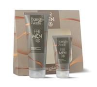 Bottega Verde - Fermento, Confezione Regalo Uomo con Shampoo Doccia 200 ml e Crema Mani 75 ml con Estratto di Luppolo Fermentato e Burro di Karité, in un Elegante Cofanetto, Idea Regalo
