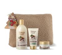 Bottega Verde - Karitè, Confezione Regalo con Bagnolatte 400 ml, Crema Mani 75 ml, Crema Viso 50 ml, in un Soffice Teddy Beauty Case, Idea Regalo