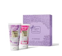 Bottega Verde - Kit Regalo con 2 Creme Mani da 75ml, Peonia e Lavanda | Crema Mani con Peonia e Acido Ialuronico e Crema Mani con Lavanda e Melatonina, Azione Nutriente e Emolliente, Idea Regalo