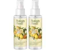 Bottega Verde - Limone e Agrumi, Acqua Profumata, 100 ml, Fragranza Fresca di Limoni, Arance e Bergamotto, Rinfrescante Corpo, Formula Dermatologicamente Testata (Confezione da 2)