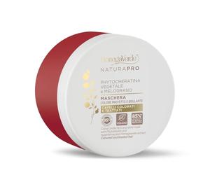 Bottega Verde - Maschera Capelli Natura Pro, per Capelli Colorati o Trattati, 250 ml, con Phytocheratina Vegetale e Iperfermentato di Melograno, Ravviva e Protegge il Colore a Lungo