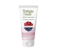 Bottega Verde - Maschera Impacco Viso Lampone e Mirtillo, 75 ml | Idrata, dà Sollievo in 3 Minuti, per Pelli Secche o Delicate, Linea Estratti di Bellezza