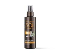Bottega Verde - Olio Secco Spray SOL Tropical SPF 10, 150 ml, con Olio di Noce Brasiliana e Vitamina E, Abbronzatura Dorata e Uniforme, Texture Leggera e Profumata, Protezione Bassa