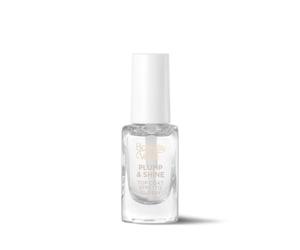 Bottega Verde - Plump and Shine Top Coat Effetto Glossy, 9,5 ml | Top Coat Effetto Glossy che Esalta lo Smalto e ne Garantisce la Tenuta, Formula Vegana