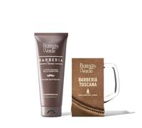 Bottega Verde - Set Regalo Uomo, Barberia Toscana, Shampodoccia e Boccale | Confezione Regalo Uomo con Shampodoccia 200 ml con proteine del Grano e Boccale Birra, Tutti i Tipi di Pelle