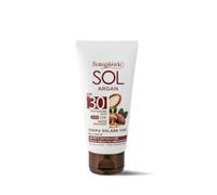 Bottega Verde - SOL Argan, Crema Solare Viso, SPF 30, per Pelli Miste, 50ml | Antietà e Antimacchie, Protezione Alta, con Olio di Argan e Vitamina E, Opacizzante, Formula Vegana, per Pelli Miste e Grasse