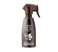 Bottega Verde - Spray Solare SOL Cocco SPF 30, con Latte di Cocco, 250 ml | Protezione Alta, Antisabbia, con Latte di Cocco, Estratto di Carota e Papaya, Prolunga l’Abbronzatura, Water Resistant