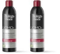 Bottega Verde - UOMO+ CAPELLI, Shampoo Rinforzante, 250 ml, con fitocomplesso Auxina Tricogena® e provitamina B5, per Capelli a Rischio Caduta (Confezione da 2)
