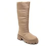 Bottes d'hiver matelassées à tige montante e semelle crantée épaisse Adotta lo stile unico degli hivernal audacieux bottes d'hiver au design matelassé et à la silhouette montante. Leur tige rembourrée