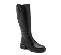 Bottes haute femme en similicuir avec talon bloc - Stile chic e confortevole Adotta l'intemperante avec bottes hautes pour femme in similicuir de qualité. La loro tige montante allunga la silhouette e