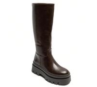 Bottes hautes à plateforme crantée con fermeture zippée - Stile grosso moderno È un abbinamento perfetto e un abbinamento perfetto. È un posto fantastico dove stare. È un posto fantastico dove stare. 