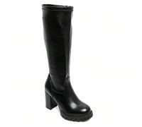 Bottes hautes à talon épais - Eleganza e comfort per un'affermazione senza stile Découvrez bottes hautes talon bloc, conceits pour allier raffinement e confort au quotidien. Leur tige montante galbe j