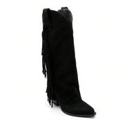 Bottes longues occidentali e francesi - suedine douce et talon biseauté Adottare lo stile della fois bohème e affermare l'avec bottes western à frange longues.Fabriquets and matières, suédine douce, e