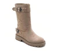 Bottes motards femme à boucles - stile biker chic È tutta una questione di carattere e praticità. chiusura lampo e facilitatore di infilamento per disattivare e mantenere.EUR36,EUR37,EUR38,EUR39,EUR40
