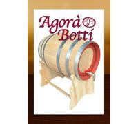Botti/botte in ROVERE 60 litri con piedistallo alto e rubinetto di ottone