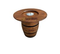 Botti/Botte in Rovere tavolo con portaghiaccio