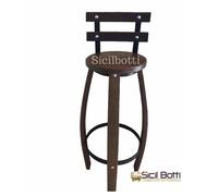 Botti/botte Sgabello con doghe di rovere