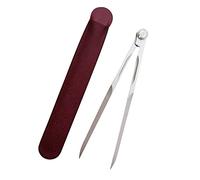 Botti Compasso Nautico professionale in metallo ottone per patente scuola carteggio made in Italy (Metallo satinato sottile)