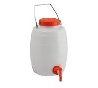 BOTTICELLA BOTTE TANICA plastica alimentare PE HD da Lt.5 con rubinetto