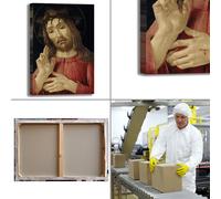 Botticelli Cristo risorto design quadro stampa tela dipinto telaio arredo casa