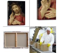 Botticelli Cristo risorto design quadro stampa tela dipinto telaio arredo casa