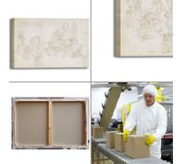 Botticelli divina commedia Dante 3 quadro stampa tela dipinto telaio arredo casa