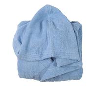 Botticelli Home Accappatoio Calibrato Misure Forti Microspugna Uomo Donna Basic 3XL Celeste