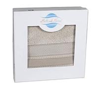 Botticelli Home Set Asciugamani Bagno in Spugna di Cotone 1+1 Style Tortora