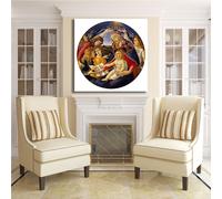 Botticelli Madonna of magnificat quadro stampa tela dipinto telaio arredo casa
